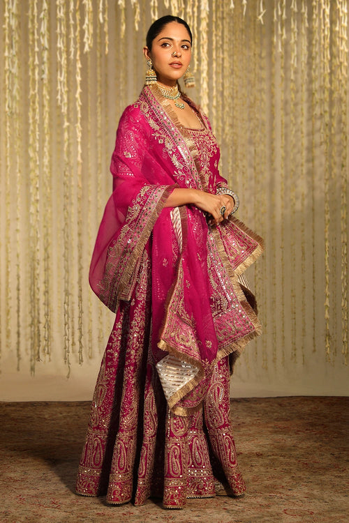 Mazneen Hotpink Kurta Set
