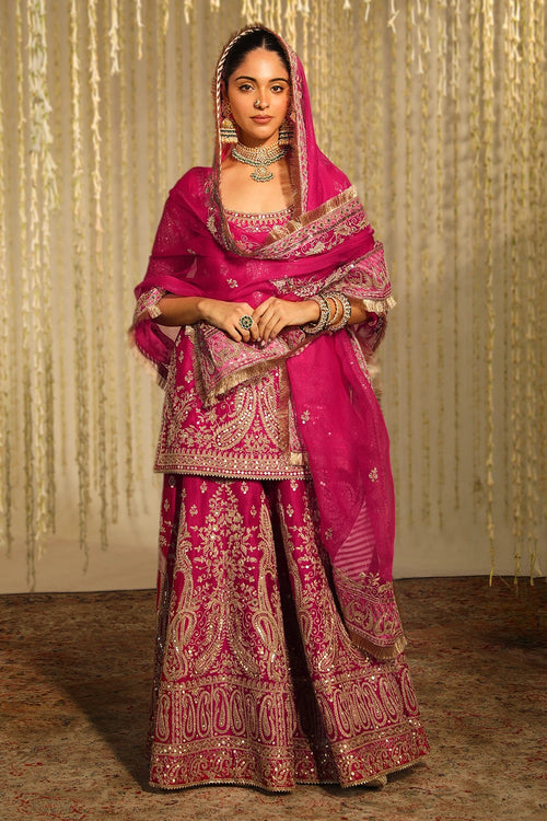 Mazneen Hotpink Kurta Set