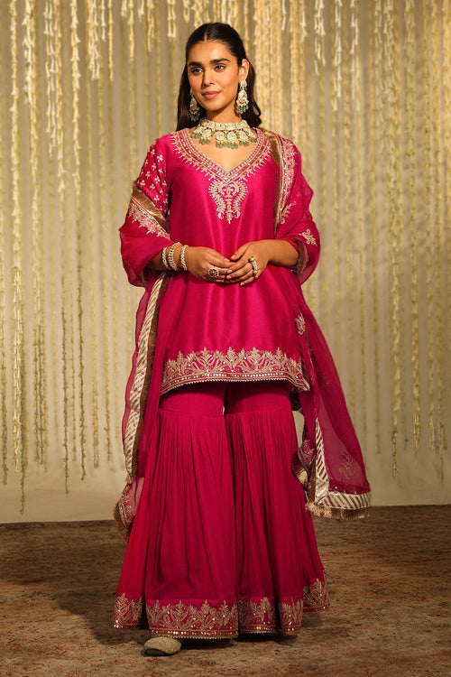 Aaira Hotpink Kurta Set