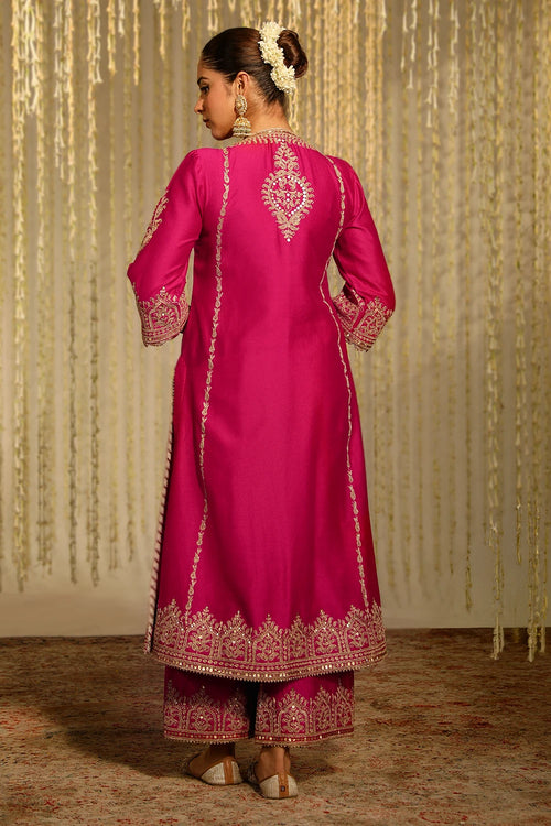 Mahika Hotpink Kurta Set