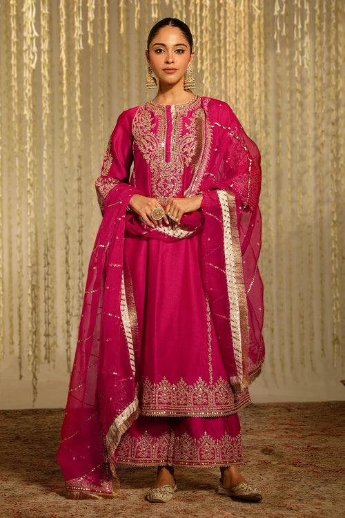 Mahika Hotpink Kurta Set