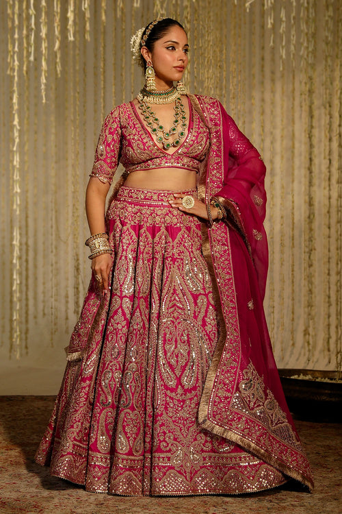 Amirah Hotpink Lehenga Set