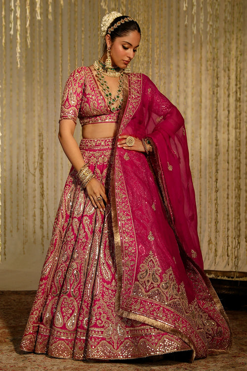 Amirah Hotpink Lehenga Set