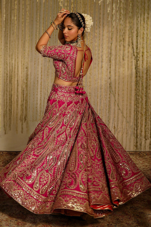 Amirah Hotpink Lehenga Set