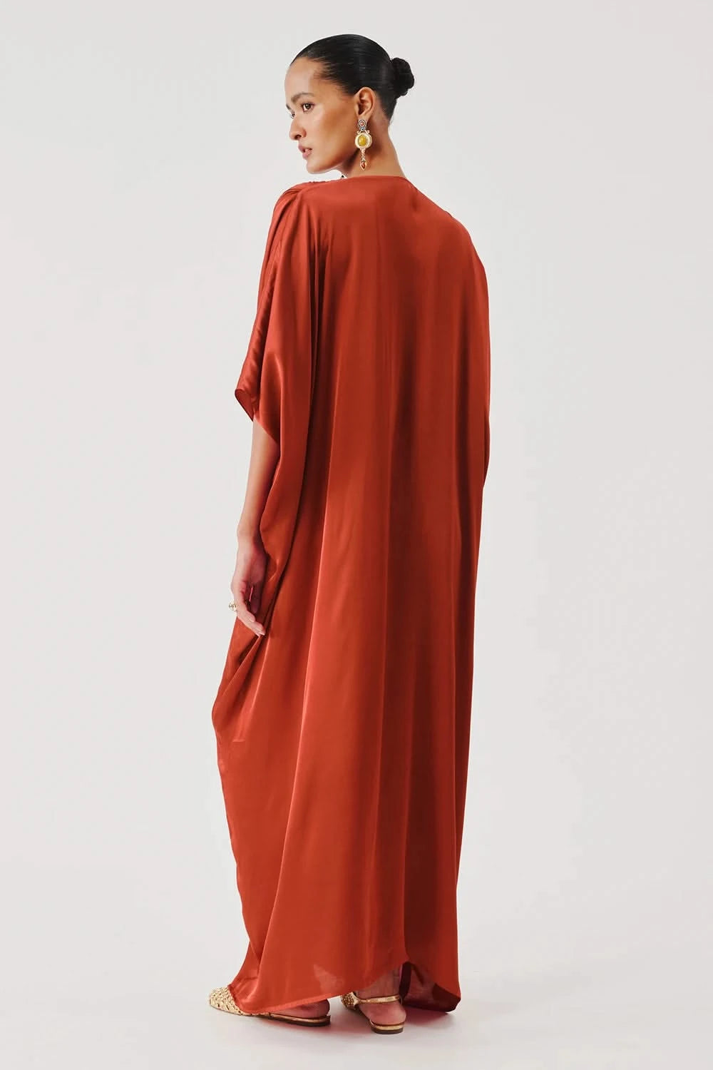 Regal Kaftan in Rust