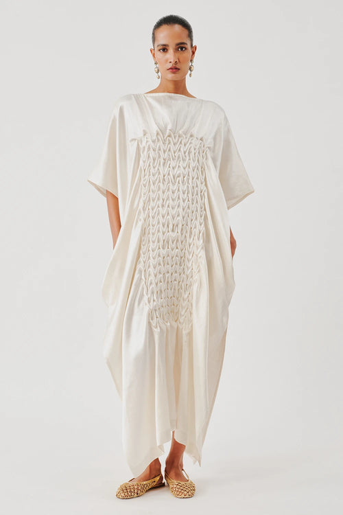 White Coral Dress