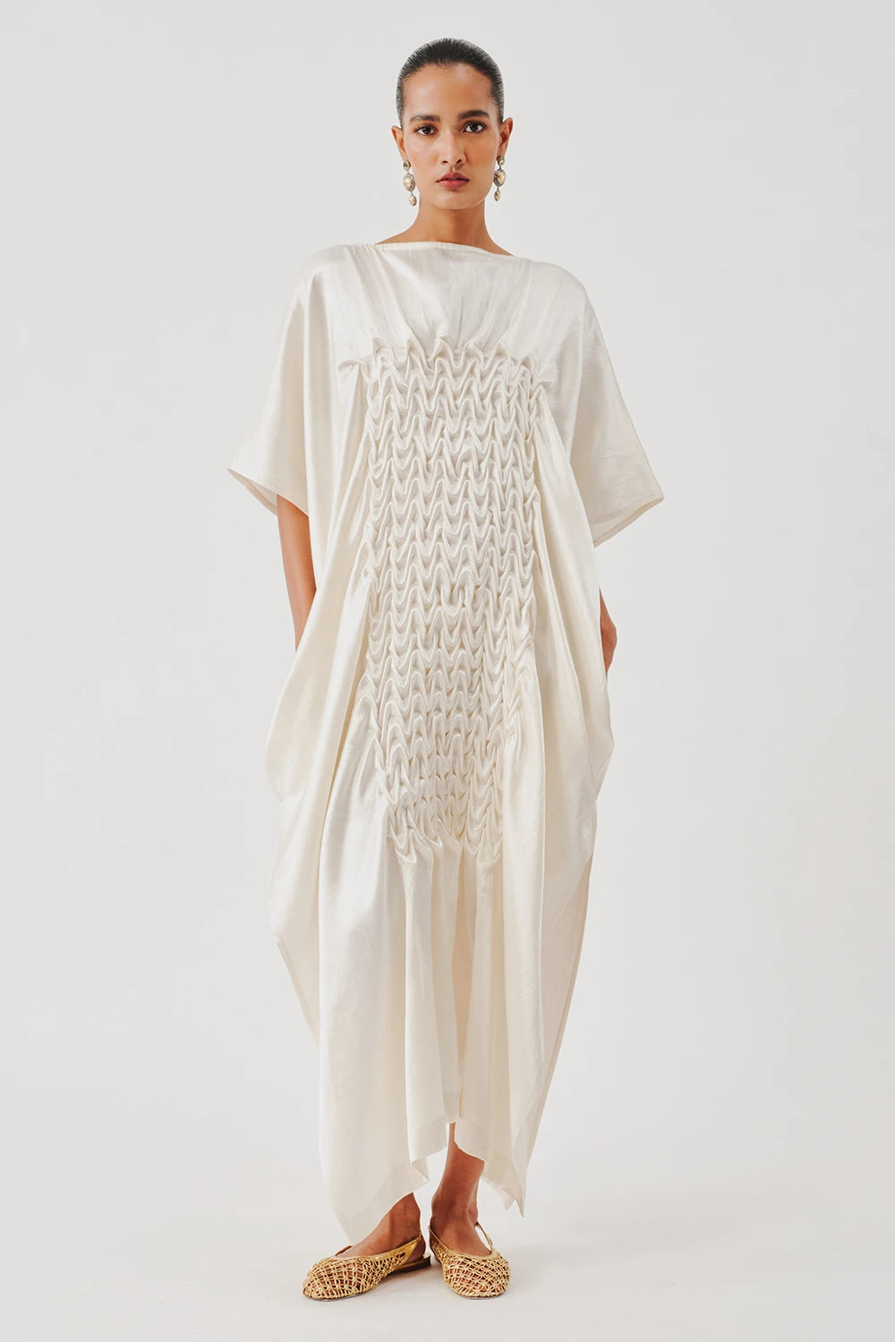 White Coral Dress