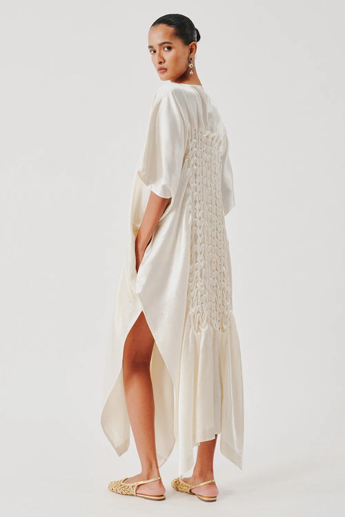 White Coral Dress