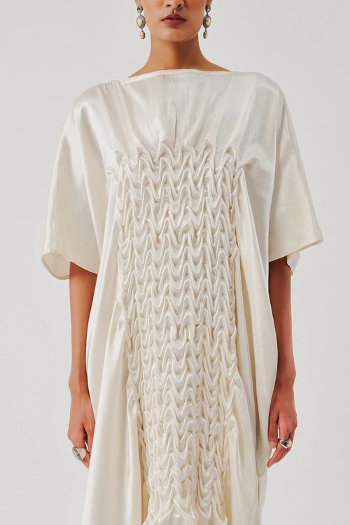 White Coral Dress