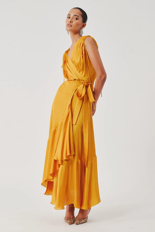 Rumba Dress in Mustard