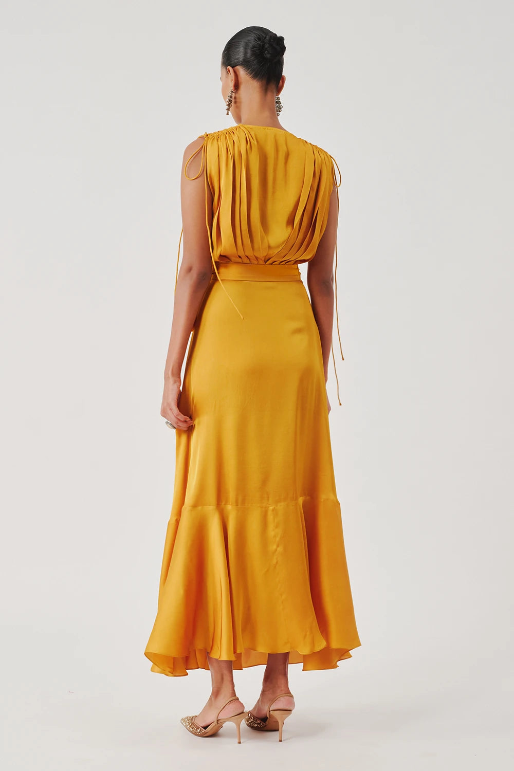 Rumba Dress in Mustard