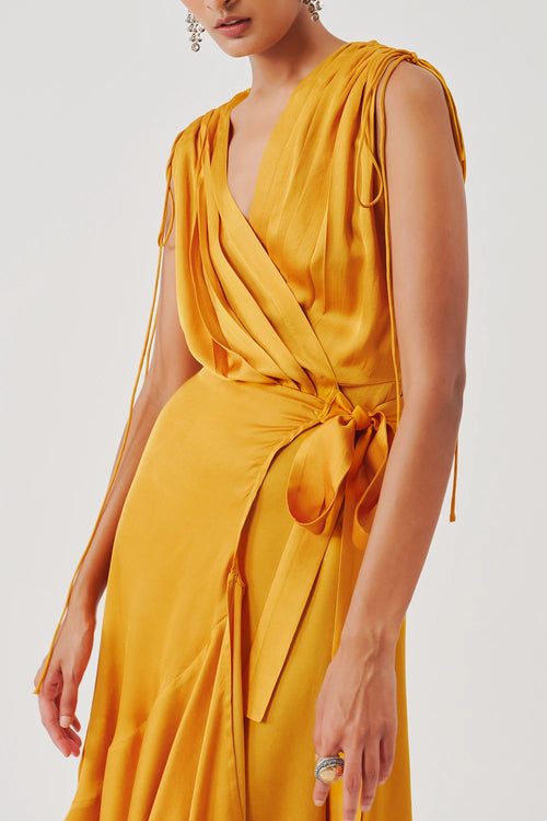 Rumba Dress in Mustard