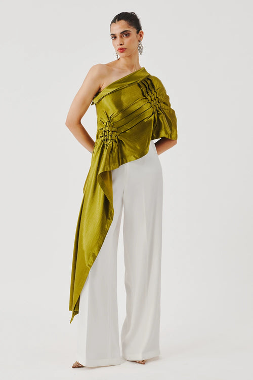 Pisa Top in Olive Green