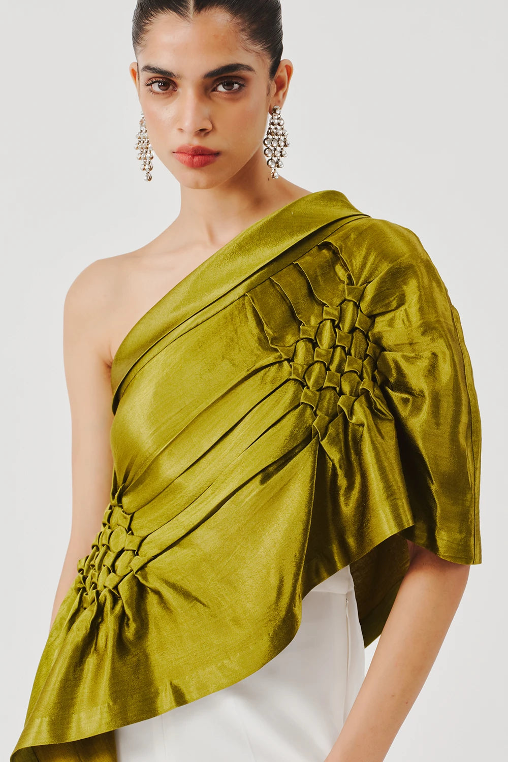 Pisa Top in Olive Green