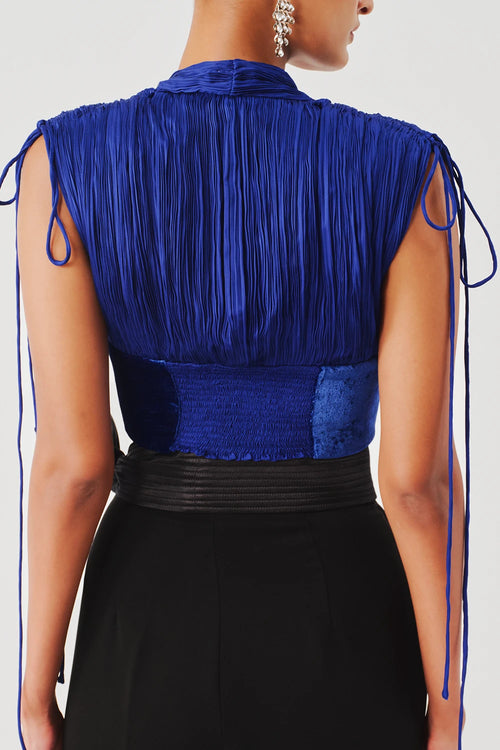 Veronica Corset in Blue