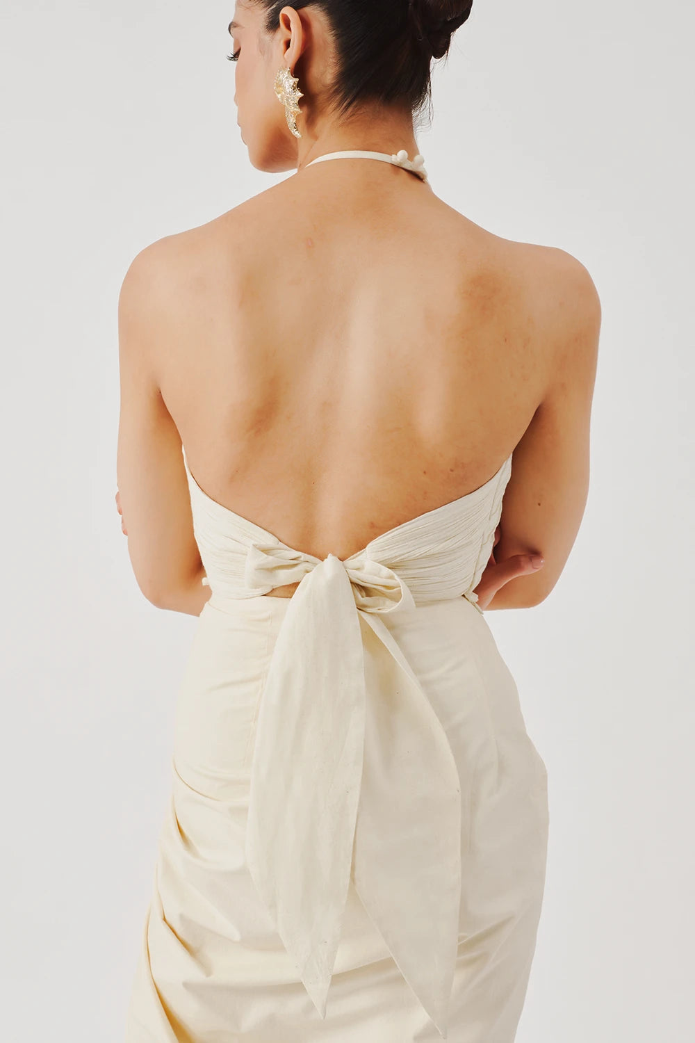 Lucid Muslin Halter Neck Top
