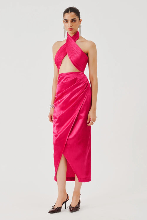 Carapace Skirt in Pink