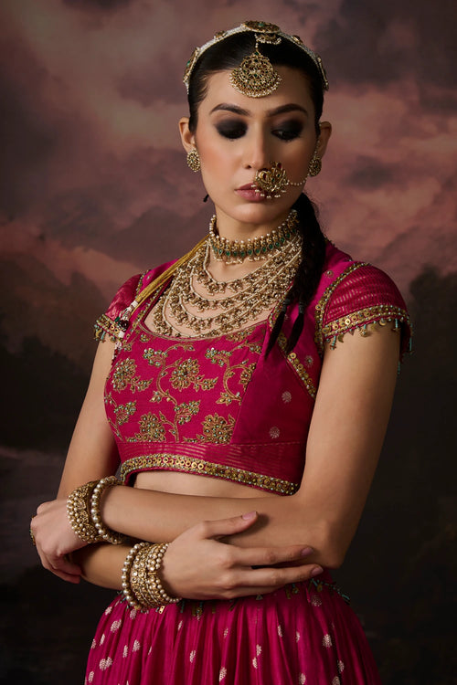 Sehar Rani Pink Blouse