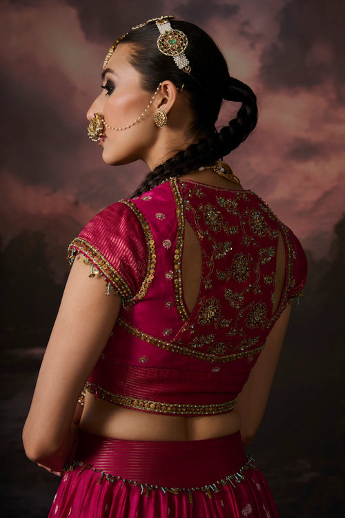 Sehar Rani Pink Blouse