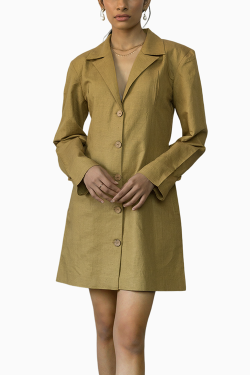 Slim-Fit Blazer Dress
