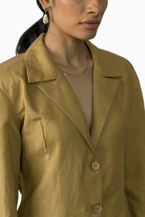 Slim-Fit Blazer Dress