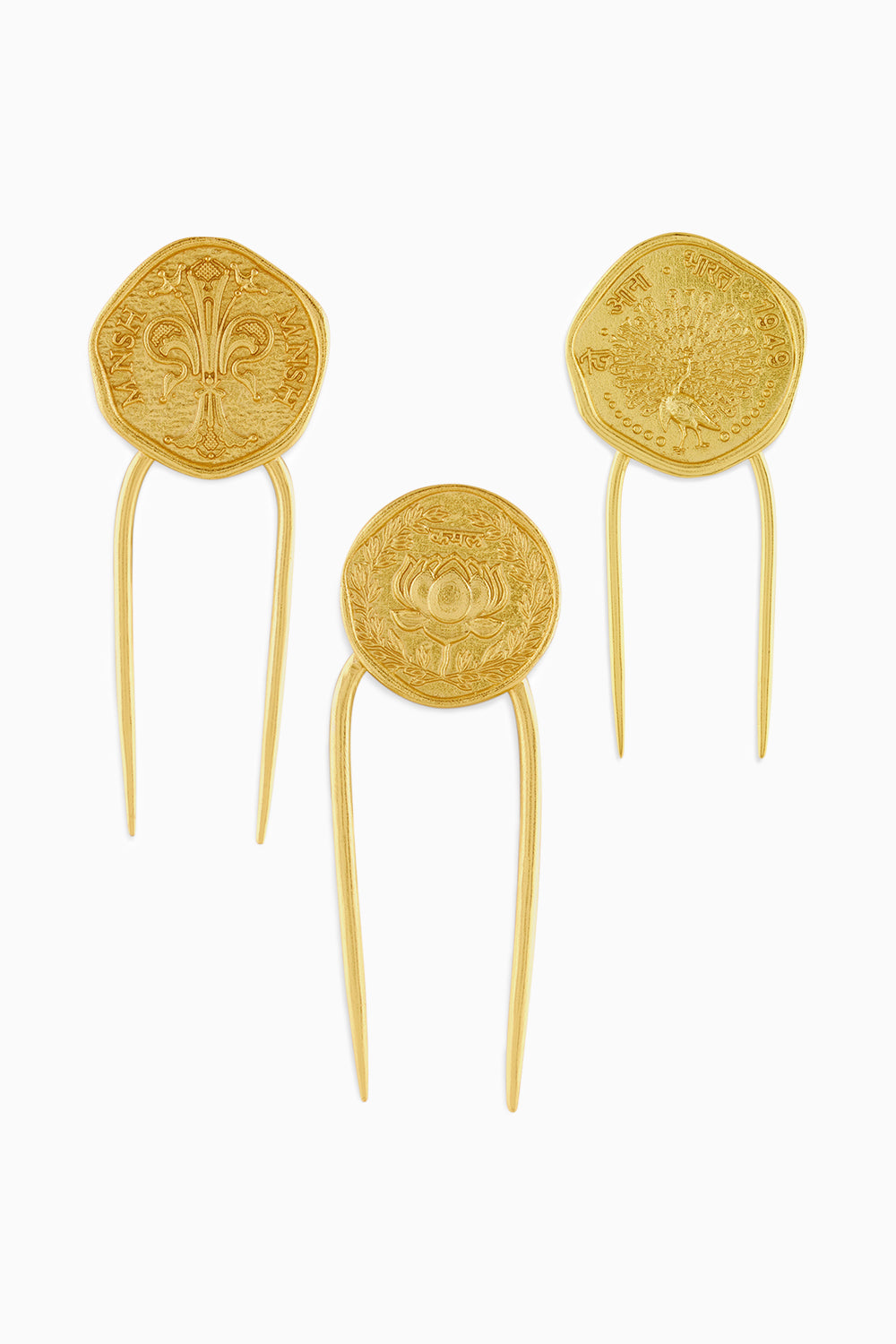 Coin Hair Pin Set
