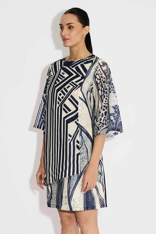 Striped Wrap Dress