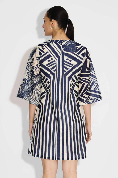 Striped Wrap Dress