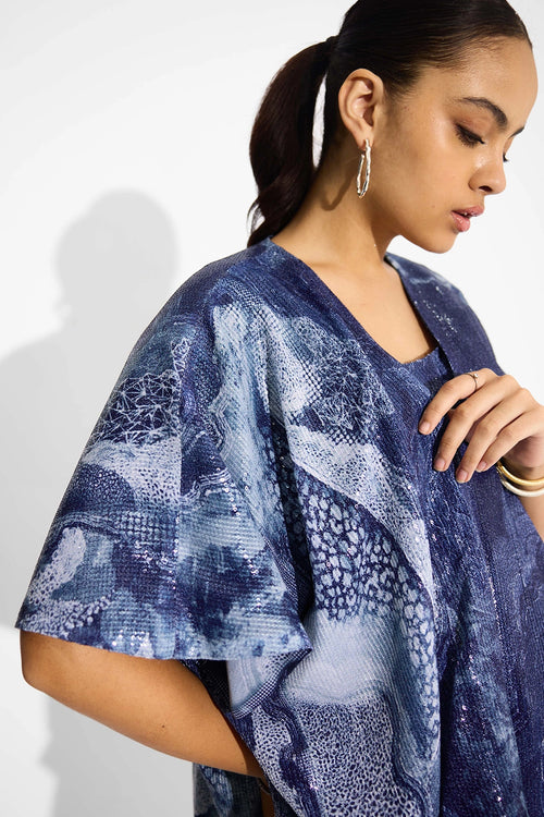 Blue Swirl Co-ord Set