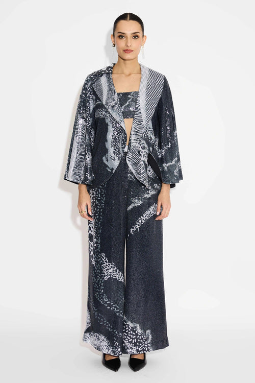 Black Amorphous Co-ord Set