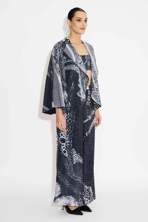 Black Amorphous Co-ord Set