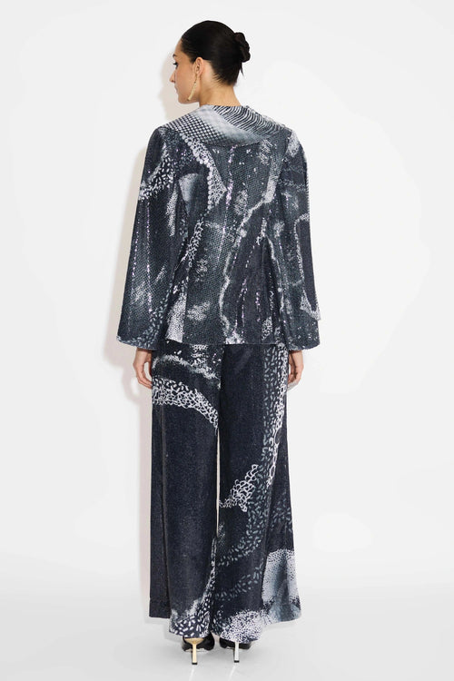 Black Amorphous Co-ord Set