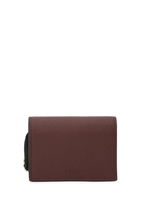Sheryl Pebble Bordeaux Wallet