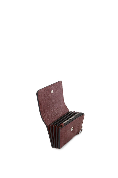 Sheryl Pebble Bordeaux Wallet