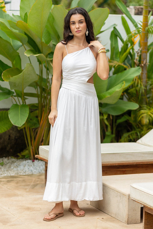 White Elara Dress
