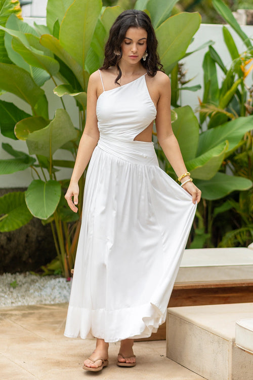 White Elara Dress