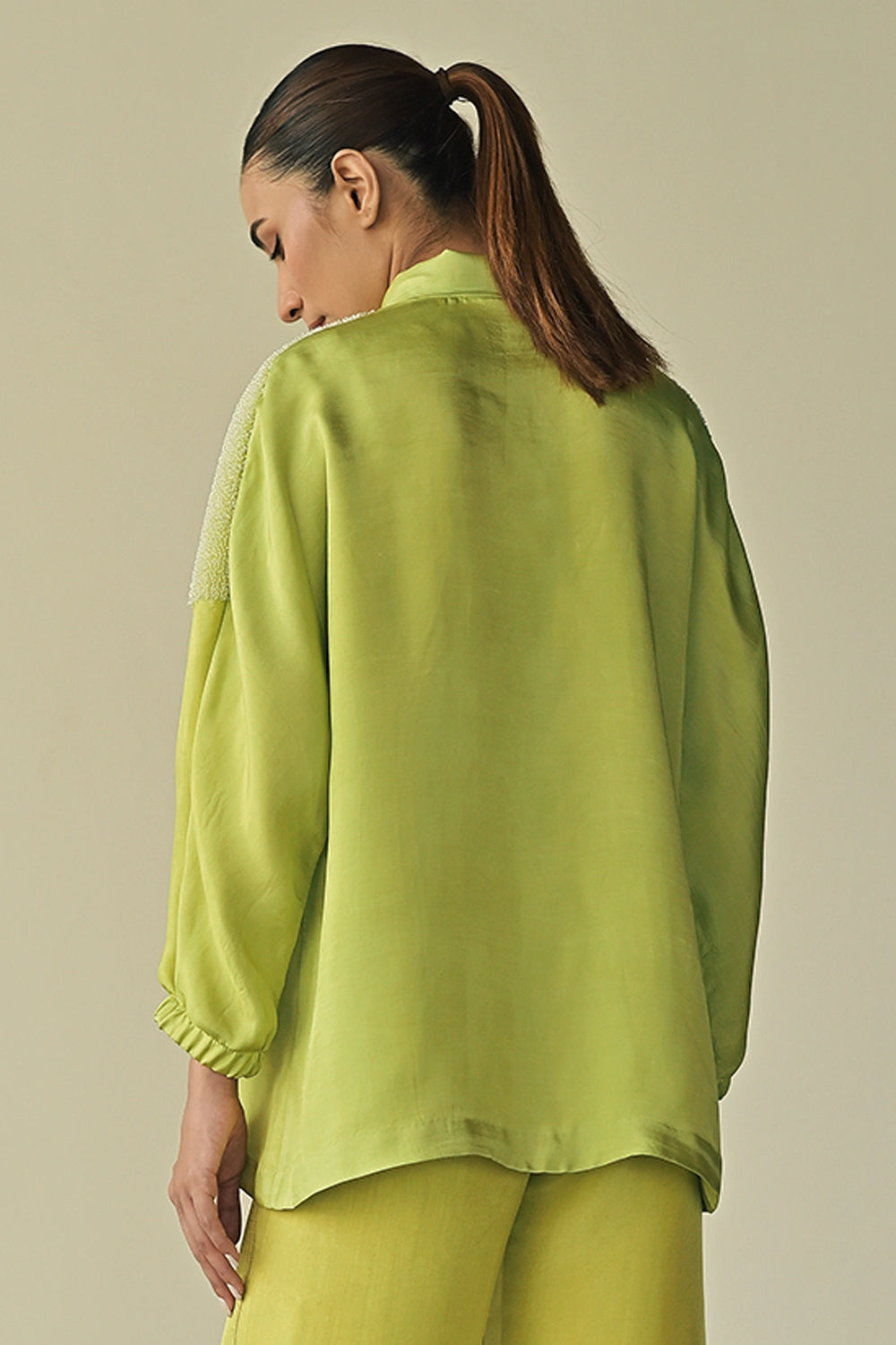 Monet Green Eclipse Shirt