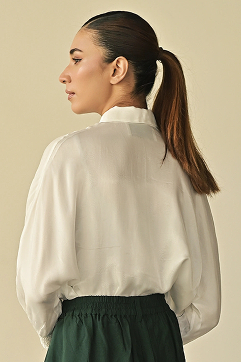 Flat Pvc Line Shift Shirt
