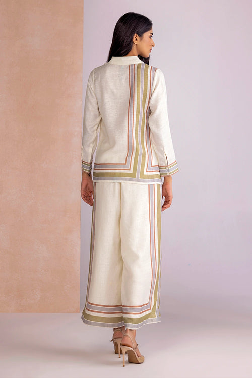 Stripe Drama Earth Shirt