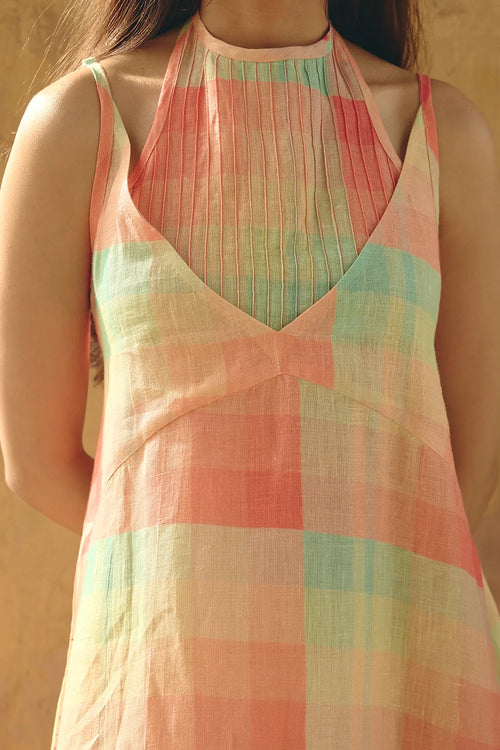 Zoe Tie-Up Long Dress