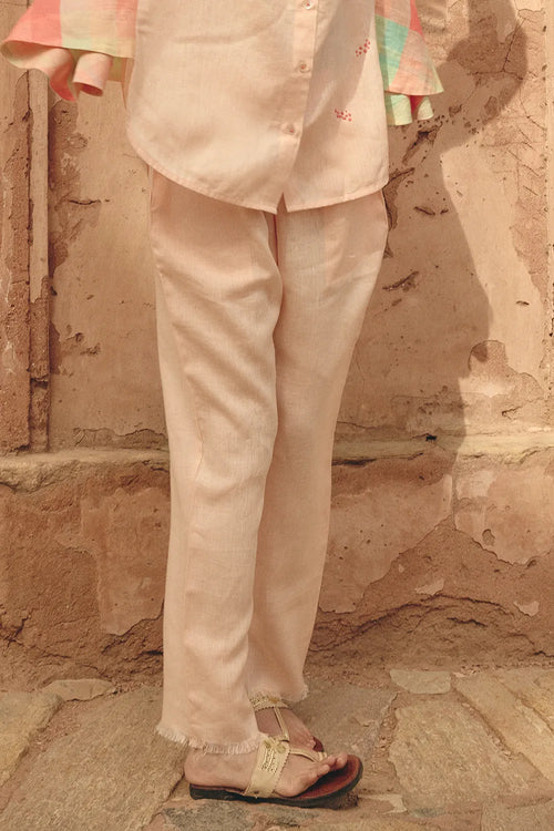 Demi Fringe Peach Pants