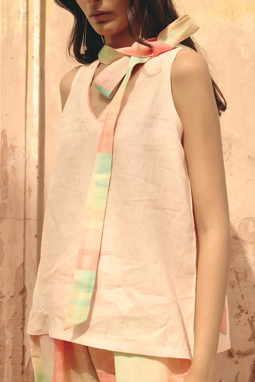Nia Peach Top