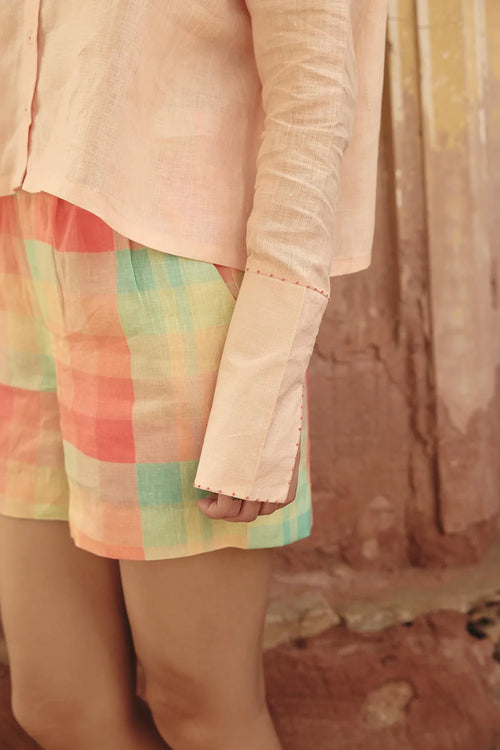 Bat Circle Peach Shirt