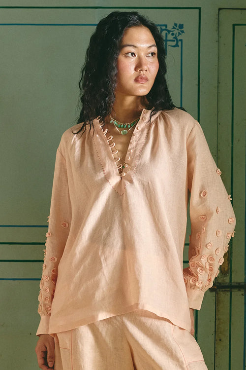 Mira Peach Top