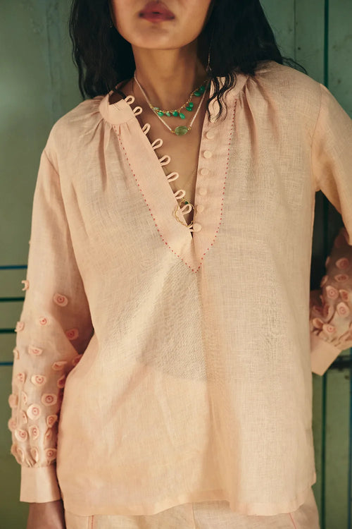 Mira Peach Top