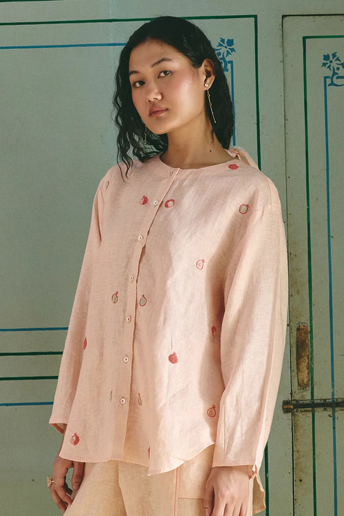 Masie Anar Peach Shirt