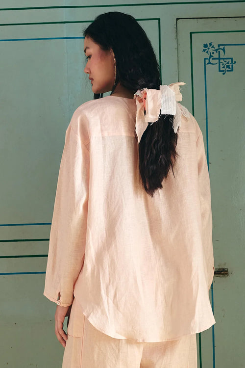 Masie Anar Peach Shirt