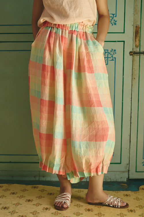 Lola Balloon Check Trousers