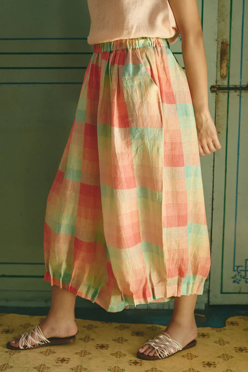 Lola Balloon Check Trousers
