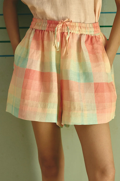 Odra Check Shorts